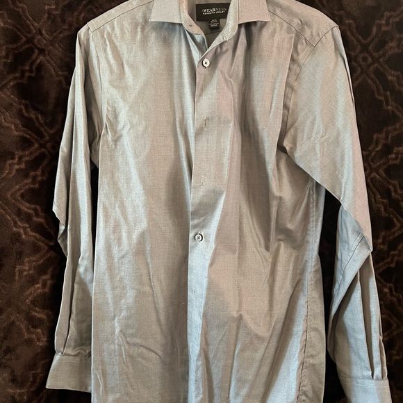 Men's Gray Dress Shirt - Picture 1 of 4